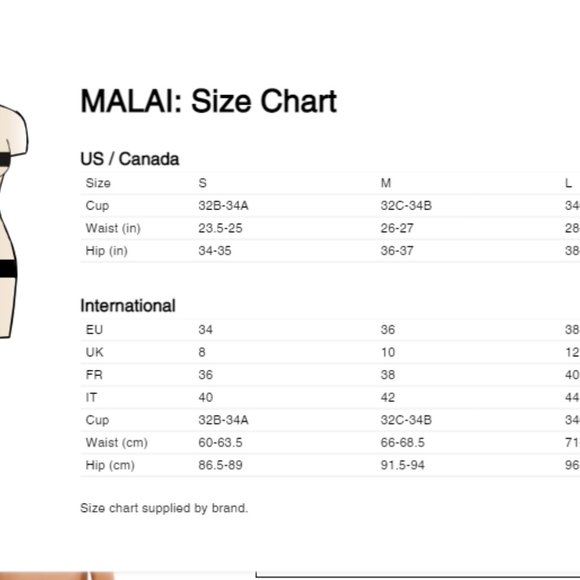 Malai White Mystery Palm Balearic Top, Size Small - Picture 4 of 4